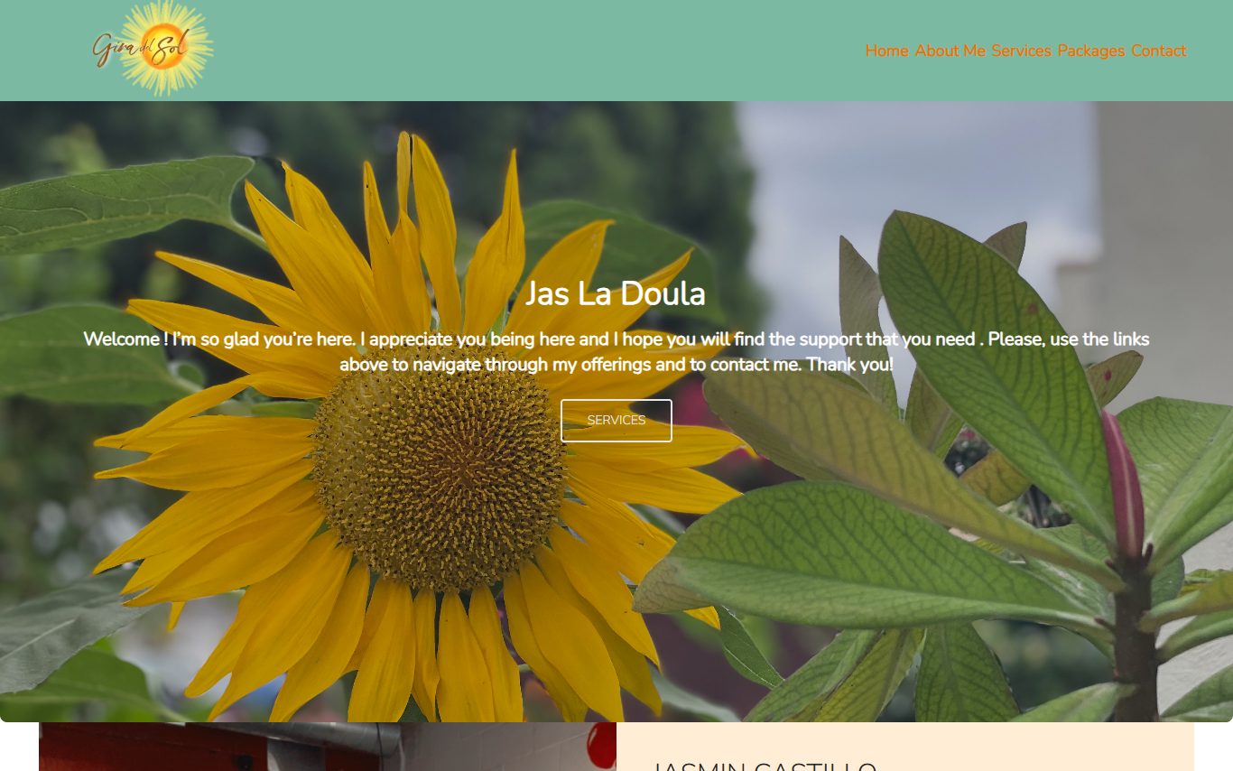 Gira del Sol website built by Ramos Web Services